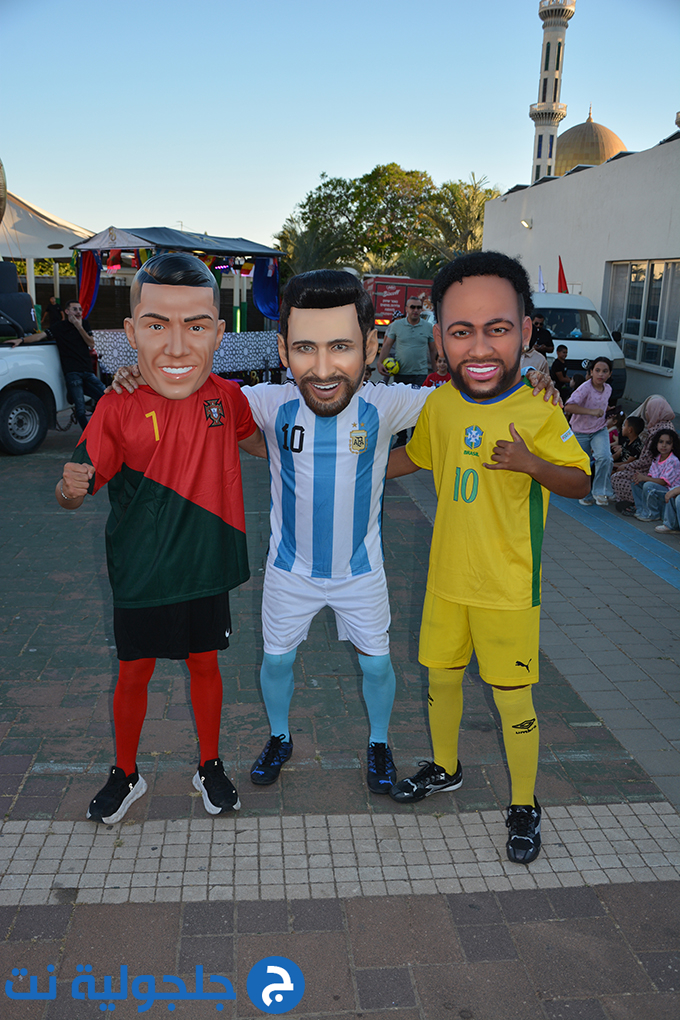 موكب كأس العالم المتجول في جلجولية برعاية جمعية غيث